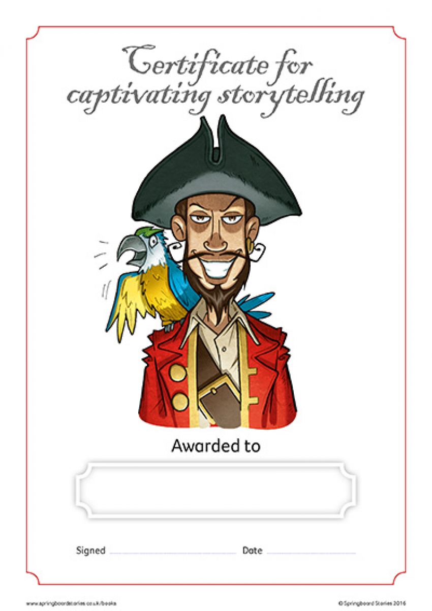 Books storytelling certificate &ndash; KS2