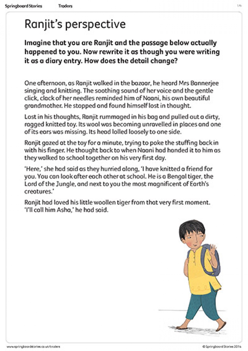 Ranjit's perspective primary resource