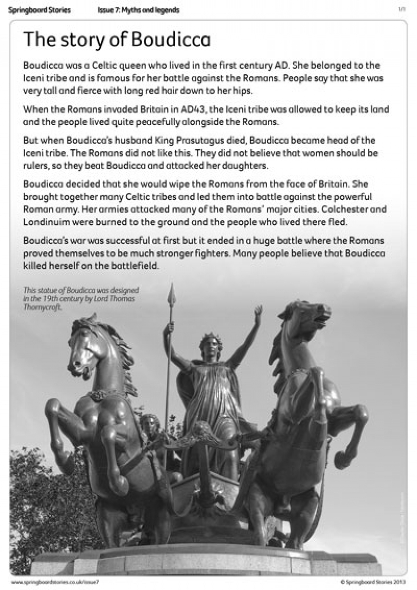 The story of Boudicca