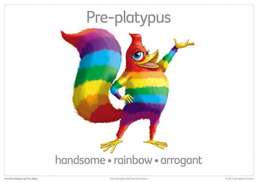 Storytelling prompts &ndash; phrases &ndash; How the platypus got his shape