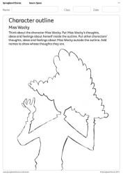 Character Springboard Examples Springboard Stories - Character outline