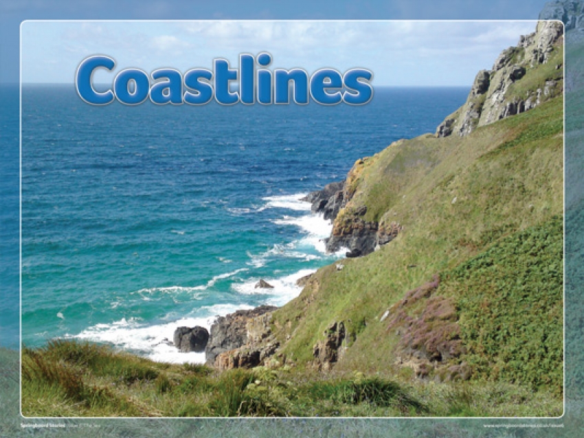 Comparing coastlines slideshow whiteboard primary resource