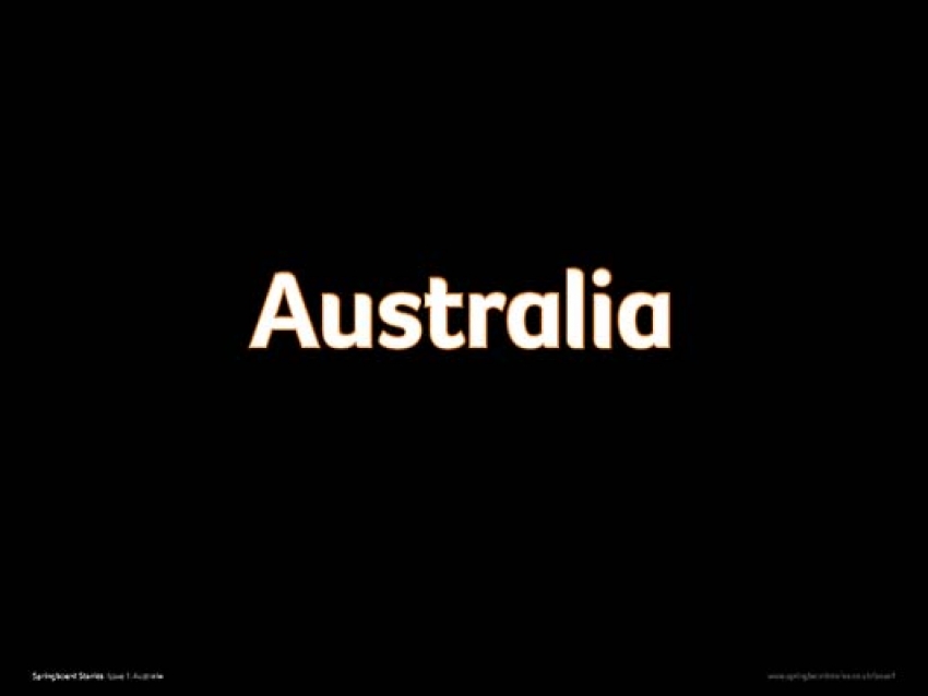 Australia interactive PDF