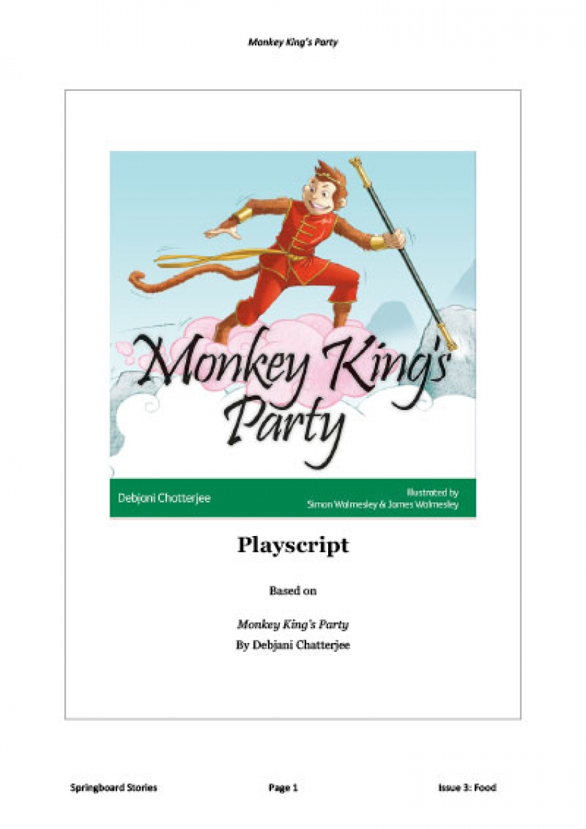 Monkey King’s Party playscript