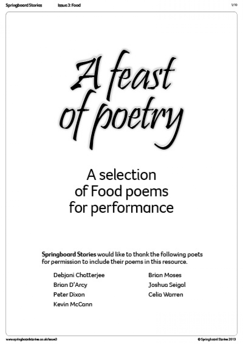Feast of poetry anthology