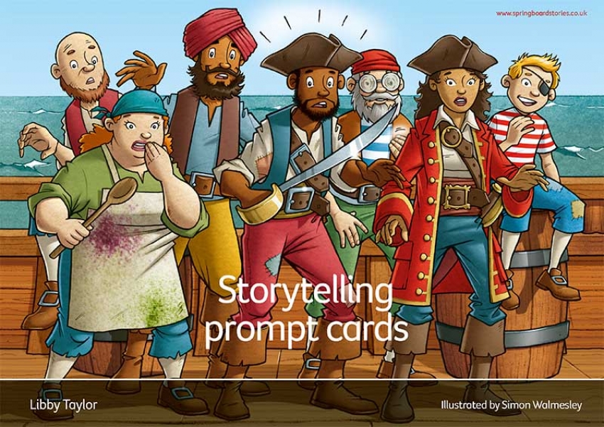 Ferdinand Forest and the pirate pickle storytelling prompts cards