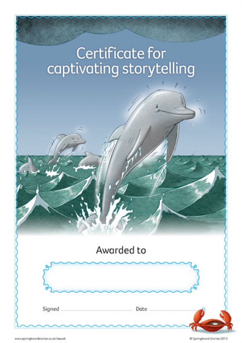 Sea storytelling certificate &ndash; KS2