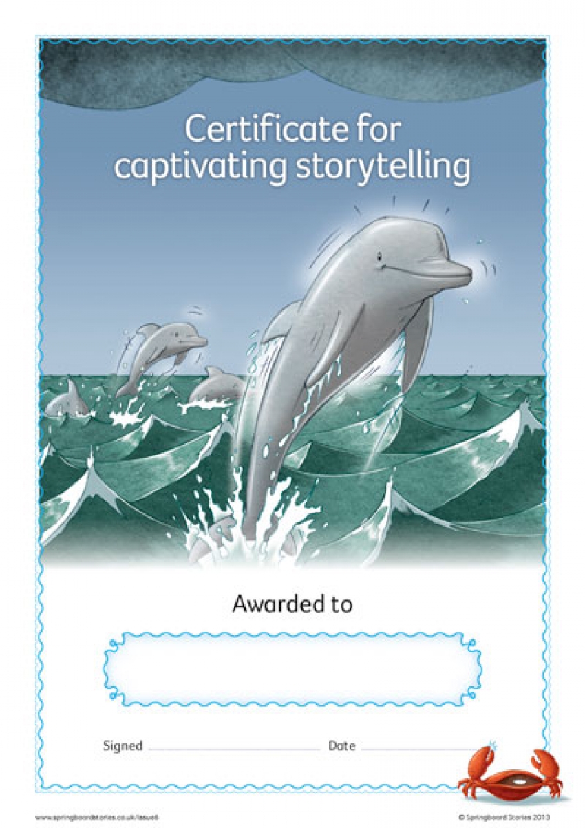 Sea storytelling certificate – KS2